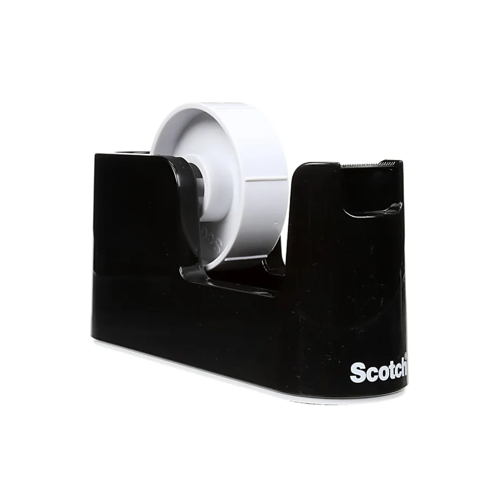 Scotch® Tape Dispenser, 3" to 1" Core, Black