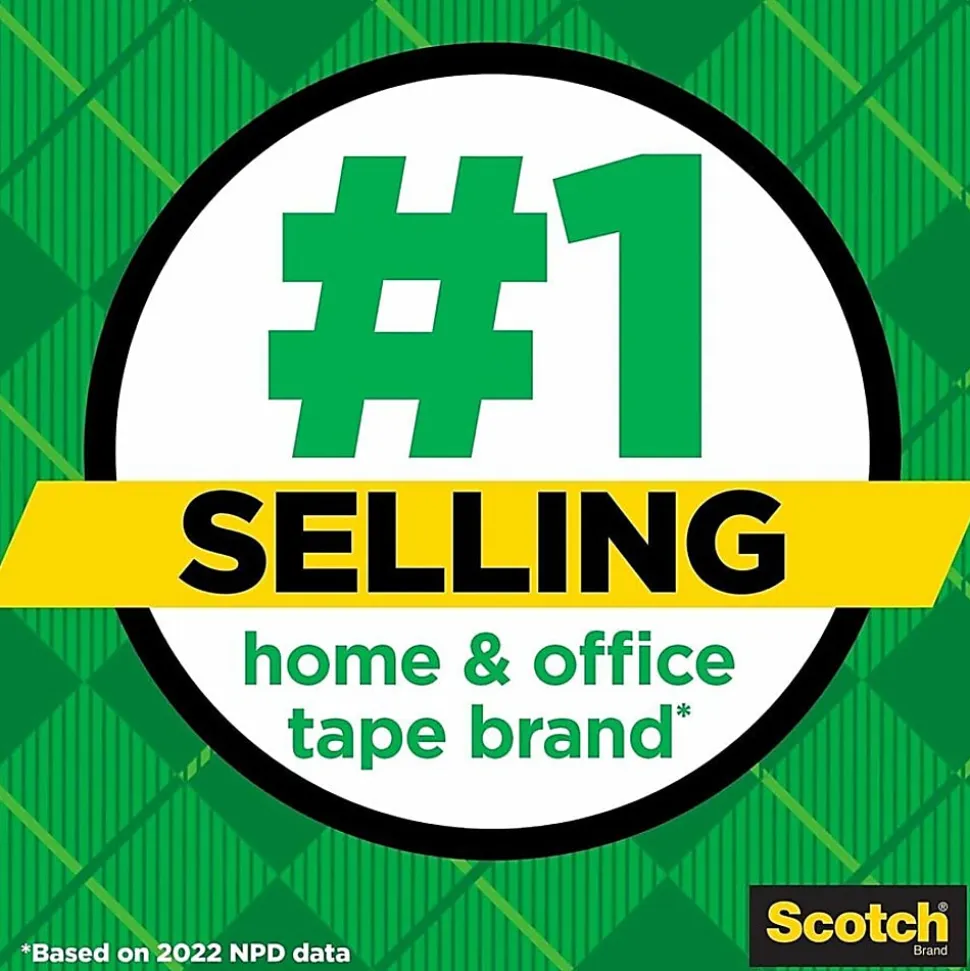 Scotch® Tape Dispenser, 3" to 1" Core, Black
