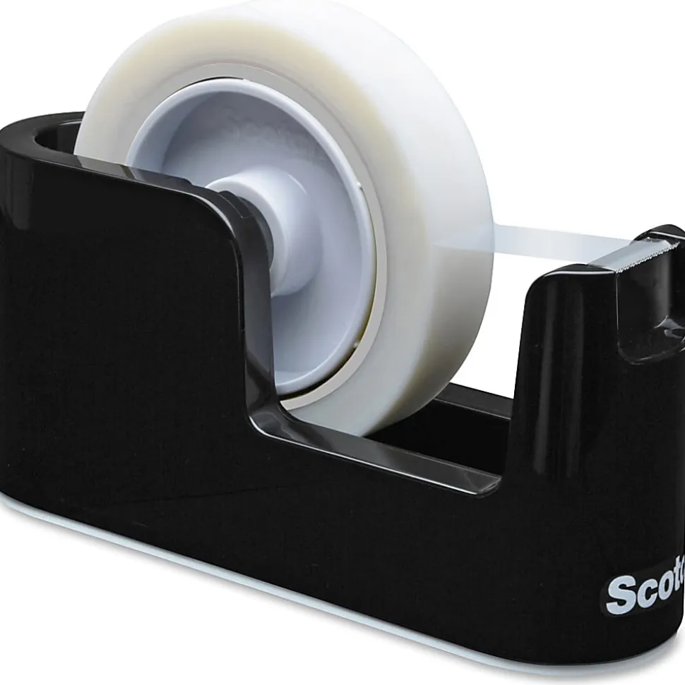 Scotch® Tape Dispenser, 3" to 1" Core, Black