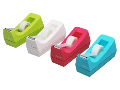 Scotch® Tape Dispenser, White, .75 in x 350 in, Roll of tape included