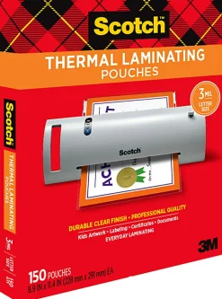 Scotch® Thermal Laminating Pouches, 8.9