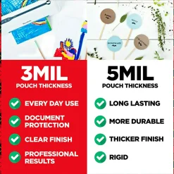 Scotch® Thermal Laminating Pouches, 8.9