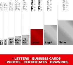 Scotch® Thermal Laminating Pouches, 8.9" x 11.4", 100 Laminating Sheets, 5 mil., Fits Letter Size, 100/Pack