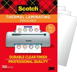 Scotch® Thermal Laminating Pouches, 8.9