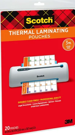 Scotch® Thermal Laminating Pouches, 8.9