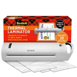 Scotch® Thermal Laminator Combo Pack, 1 White Thermal Laminator 13