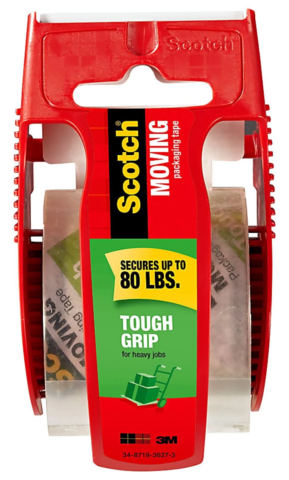 Scotch® Tough Grip Moving Packaging Tape 150, 1.88 in x 22.2 yd (48 mm x 20,3 m)