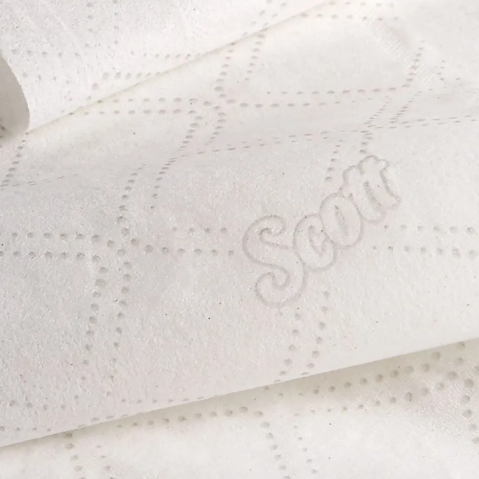 Scott® Essential Jumbo Roll Coreless 2-Ply Toilet Paper, 1,150' Per Roll, 65% Recycled, Pack Of 12 Rolls