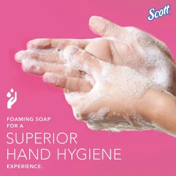 Scott® Foam Skin Cleanser Soap, Floral Scent, 33.8 Oz, Case Of 6 Bottles