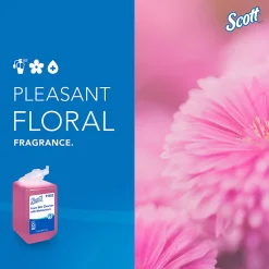 Scott® Foam Skin Cleanser Soap, Floral Scent, 33.8 Oz, Case Of 6 Bottles