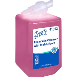 Scott® Foam Skin Cleanser Soap, Floral Scent, 33.8 Oz, Case Of 6 Bottles