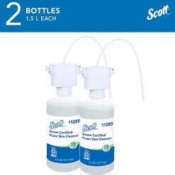 Scott® Green Certified Foam Hand Soap, 1.5L (50.72 Oz) Clear, Under-Counter Hand Soap Refills - 11285EA