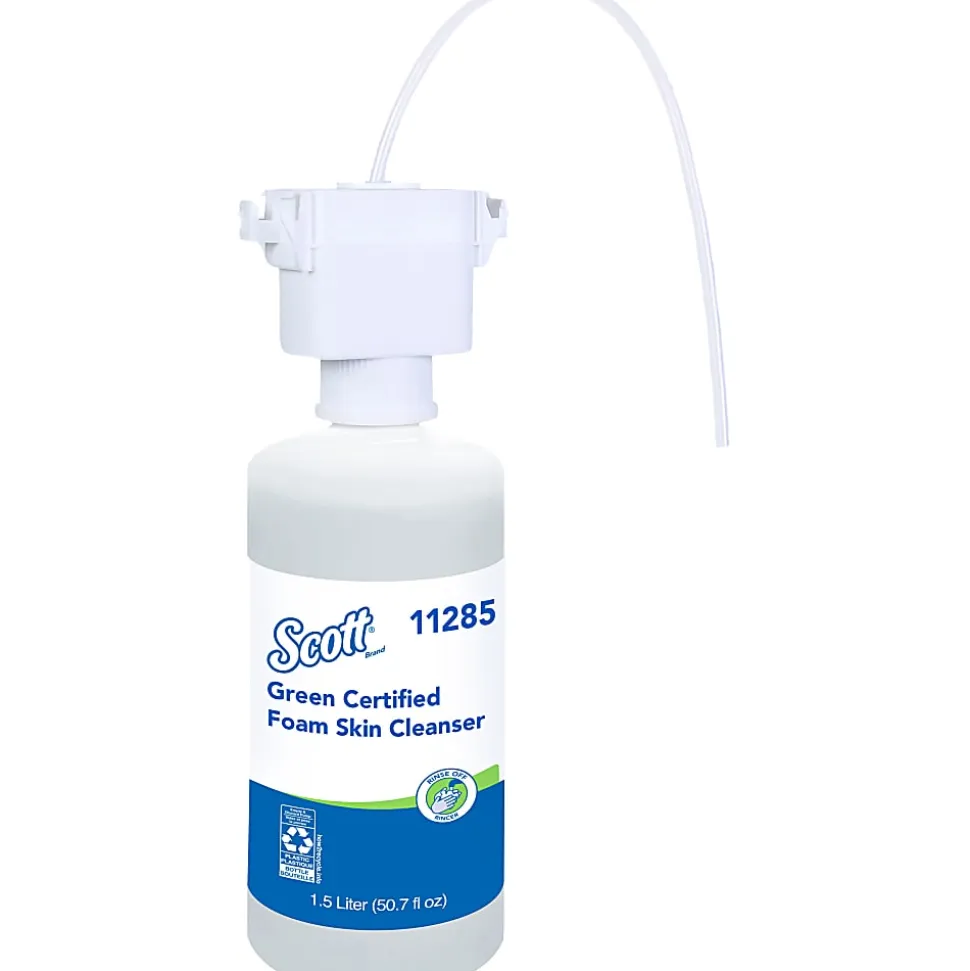 Scott® Green Certified Foam Hand Soap, 1.5L (50.72 Oz) Clear, Under-Counter Hand Soap Refills - 11285EA