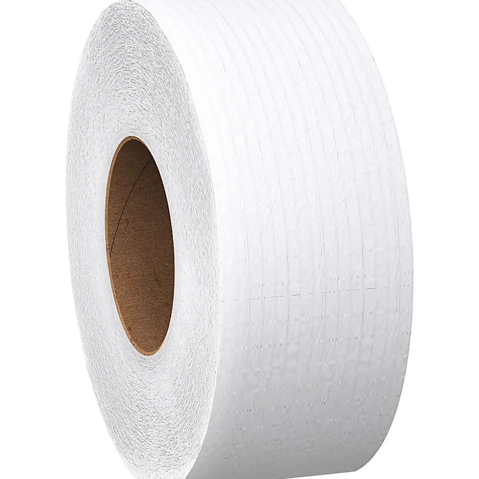 Scott® Jumbo Jr 2-Ply Toilet Paper, 25% Recycled, 1000 Sheets Per Roll, Pack Of 4 Rolls