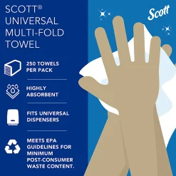 Scott® Multifold Paper Towels, Absorbency Pockets™, 9.2