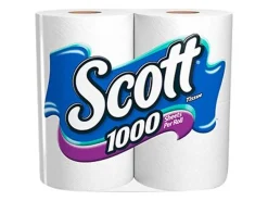 Scott® 1-Ply Toilet Paper, 1000 Sheets Per Roll, Pack Of 20 Rolls