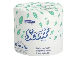 Scott® Professional 2-Ply Standard Roll Toilet Paper with Elevated Design, 100% Recycled, 550 Sheets Per Roll, Pack Of 20 Rolls