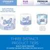 Scott® Professional 100% Recycled Fiber Standard Toilet Paper, Elevated Design, 2-Ply, Individually Wrapped, 473 Sheets Per Roll, Pack Of 80 Rolls