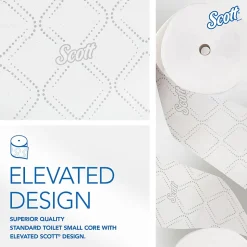 Scott® Pro Small-Core High-Capacity 2-Ply Toilet Paper, 1100' Per Roll, Pack Of 36 Rolls