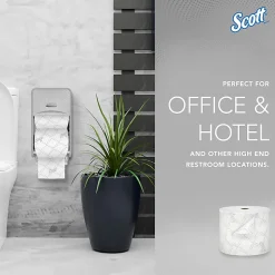 Scott® Pro Small-Core High-Capacity 2-Ply Toilet Paper, 1100' Per Roll, Pack Of 36 Rolls