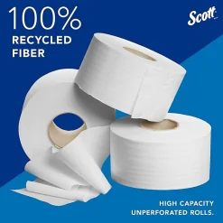 Scott 100% Recycled Fiber High-Capacity Jumbo Roll Toilet Paper - 2 Ply - 3.55