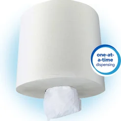 Scott® Roll Control® 1-Ply Center-Pull Paper Towels, 60% Recycled, 700 Sheets Per Roll, Pack Of 6 Rolls