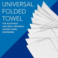 Scott® Scottfold™ Multi-Fold 1-Ply Paper Towels, 175 Sheets Per Pack, Case Of 25 Packs