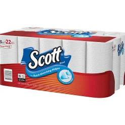 Scott® Select-A-Size® Mega 1-Ply Paper Towels, 102 Sheets Per Roll, Pack Of 15 Rolls