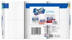 Scott® 1000 Toilet Paper, 1000 Sheets Per Roll, Pack Of 12 Rolls