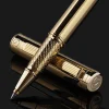 Scriveiner Classic Rollerball Pen, Medium Point, 0.7 mm, Gold Barrel, Black Ink