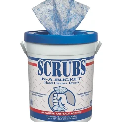 SCRUBS® Hand Cleaner Towels, 72 Towels Per Box, Carton Of 6 Boxes