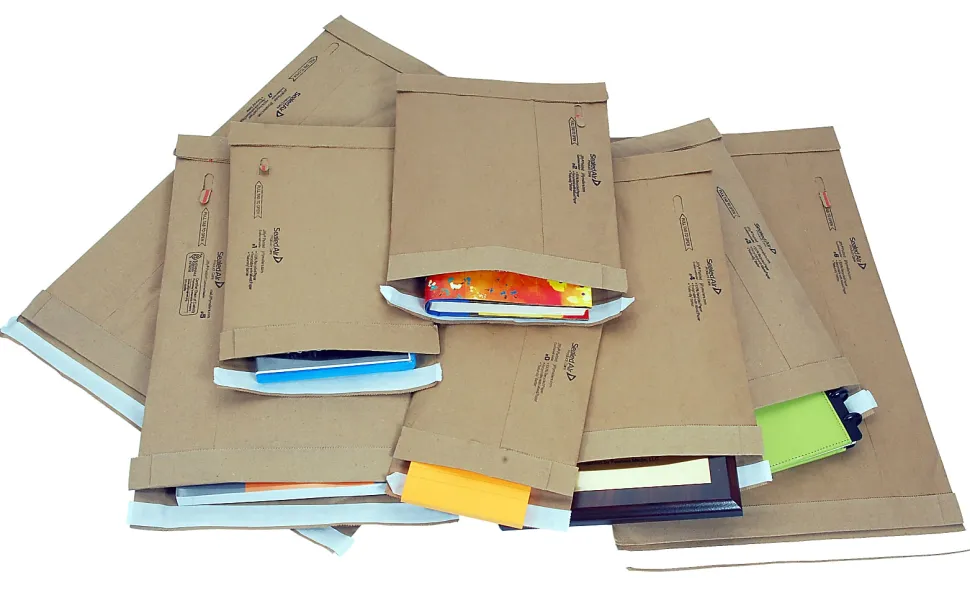 Sealed Air Jiffy Self-Seal Padded Mailers, Size 5, 10 1/2" x 16", Satin Gold, Pack Of 100