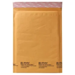 Sealed Air Self-Seal Bubble Mailers, 8 1/2" x 12", Kraft, Case Of 100