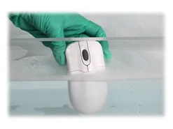 Seal Shield Silver Storm Waterproof Encrypted - Mouse - optical - 3 buttons - wireless - 2.4 GHz - USB wireless receiver - white