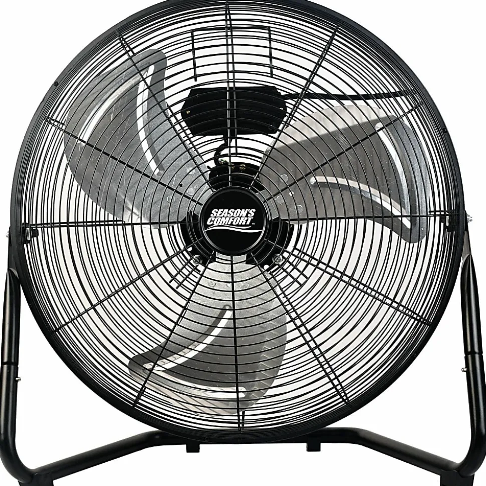 Seasons Comfort™ 3-Speed High-Velocity Heavy-Duty Floor Fan, 20-In., Black