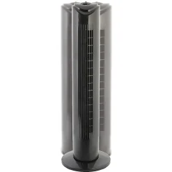 Seasons Comfort™ 3-Speed Oscillating Tower Fan, 29-3/16"H x 9-1/16"W x 9-1/16"D, Black