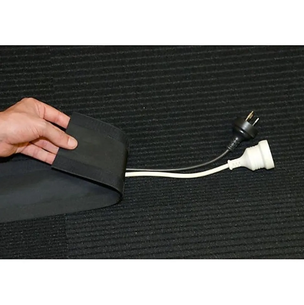 SecureCord Cable Management for Carpets, Black, Nylon, ASC5B