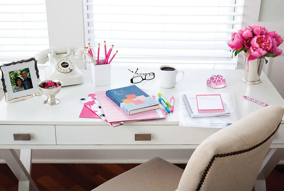 See Jane Work® Kate 47"W Writing Desk, White