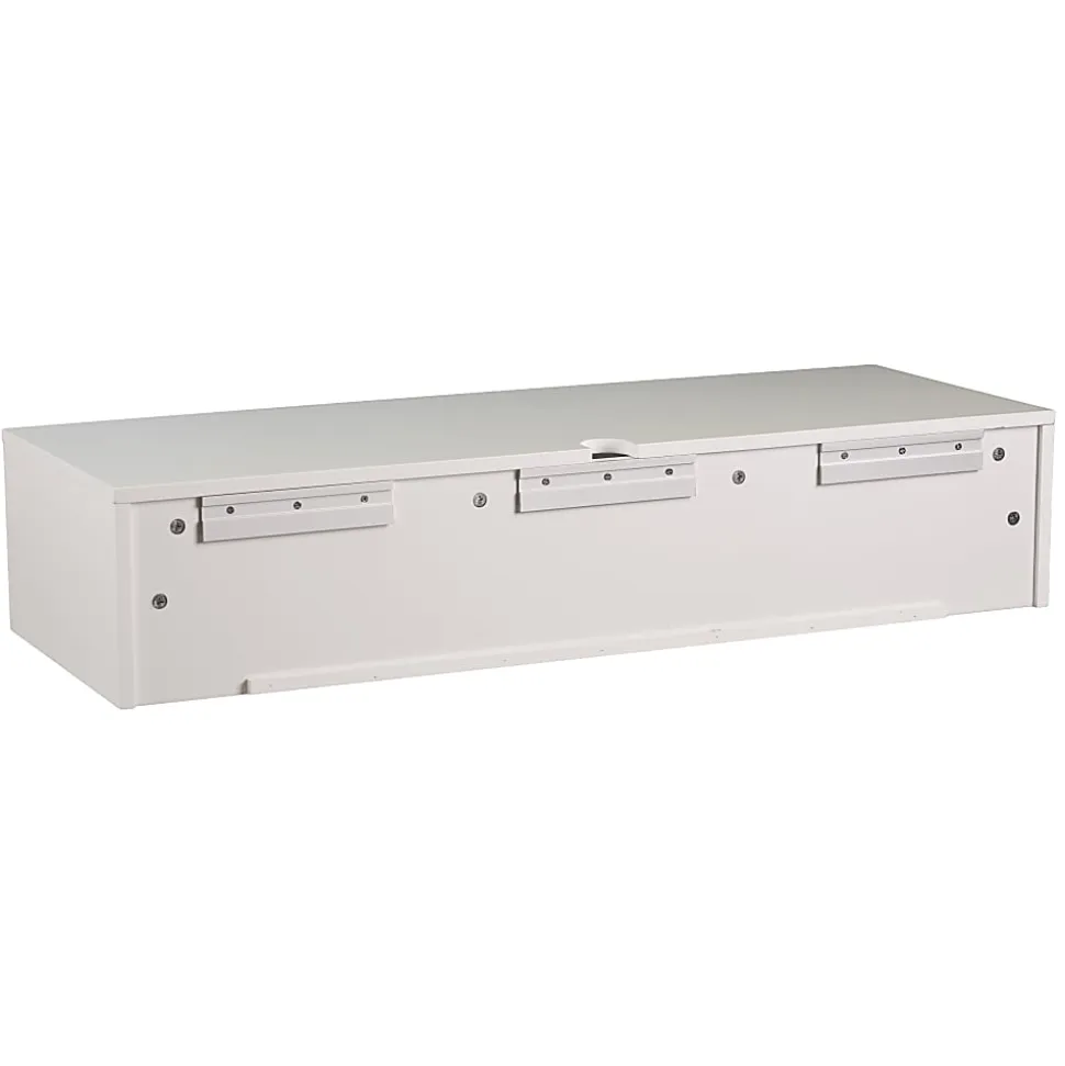 SEI Furniture Simon Wall Mount 42"W Writing Desk, White