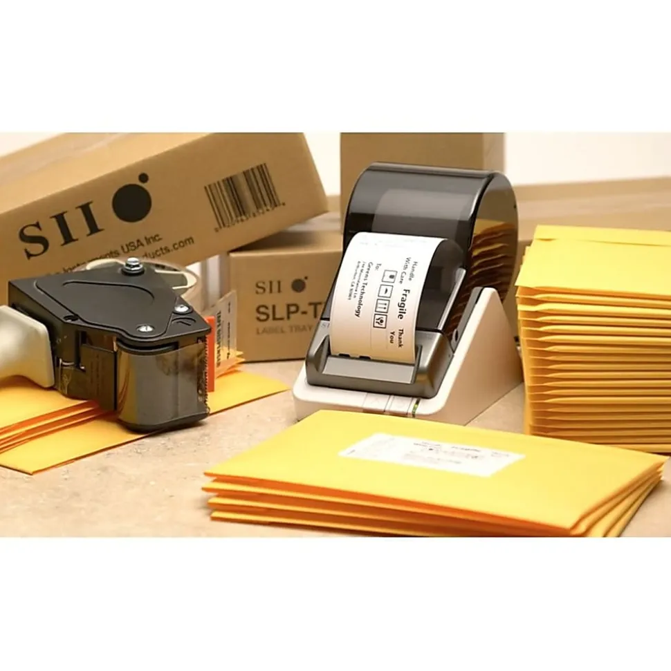 Seiko Instruments SKPSLP650 Monochrome (Black And White) Label Printer, Black
