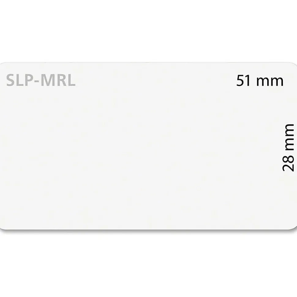 Seiko SmartLabel SLP-MRL Multipurpose Labels, SKPSLPMRL, Rectangle, 1-1/8" x 2", White, 220 Labels Per Roll, Box Of 2 Rolls