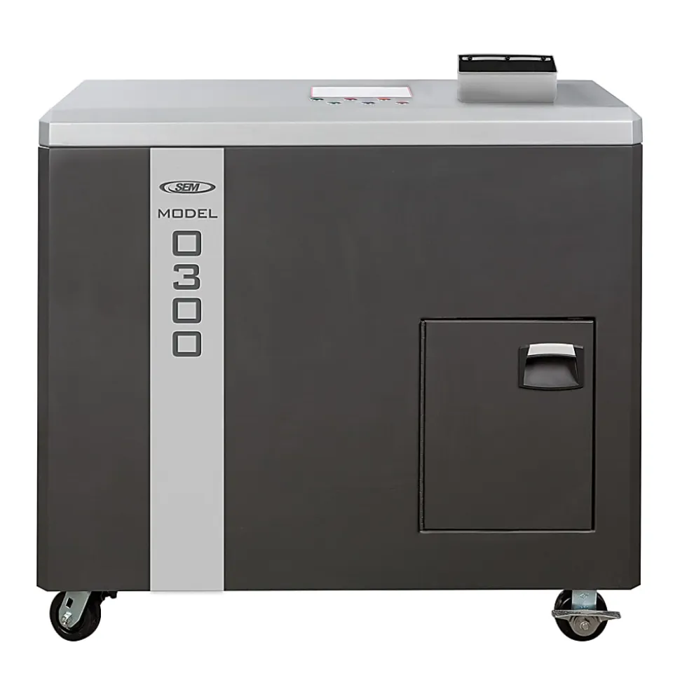 SEM 0300 Strip-Cut Hard Drive Shredder, HD-0300-150OD