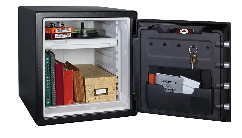 Sentry®Safe Alarm Fire/Water Safe, 1.23 Cu Ft, Black