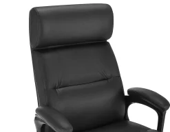 Serta® Comfort Big & Tall Ergonomic Bonded Leather High-Back Executive Office Chair, Black