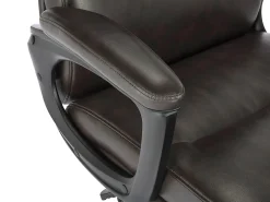 Serta® Comfort Big & Tall Ergonomic Bonded Leather High-Back Executive Office Chair, Brown