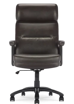 Serta® Comfort Big & Tall Ergonomic Bonded Leather High-Back Executive Office Chair, Brown