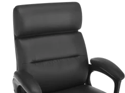 Serta Comfort Series Ergonomic Bonded Leather Mid-Back Executive Office Chair, Black