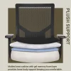 Serta Commercial Eco-2000 Ergonomic Mesh Mid-Back Task Chair, 43% Recycled, Black