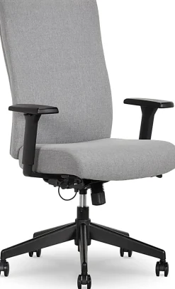 Serta® Commercial Eco-2000 High-Back Ergonomic Fabric Chair, Gray