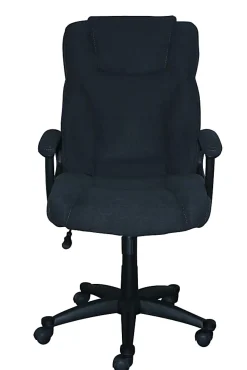 Serta® Connor High-Back Office Chair, Microfiber, Black